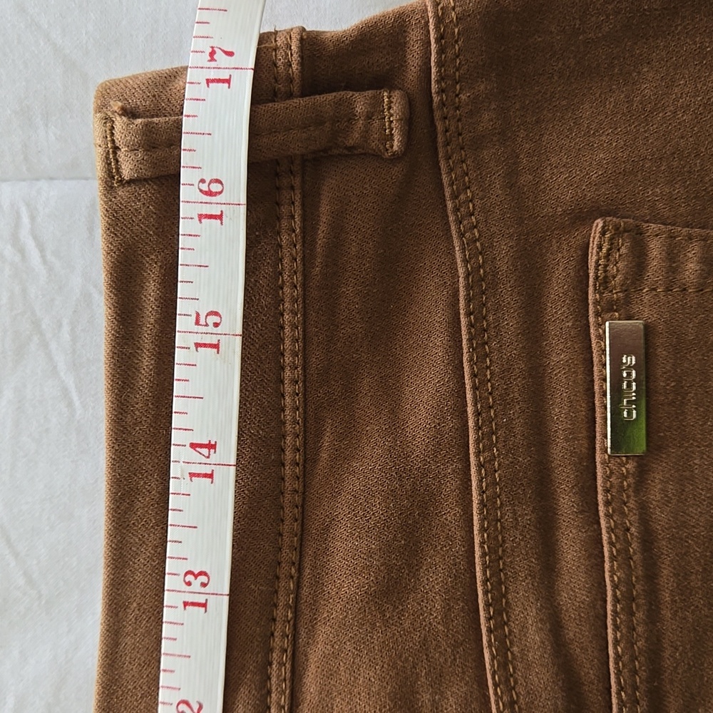 Chico's So Slimming Girlfriend Crop Denim Jeans 10 - Picture 6 of 11